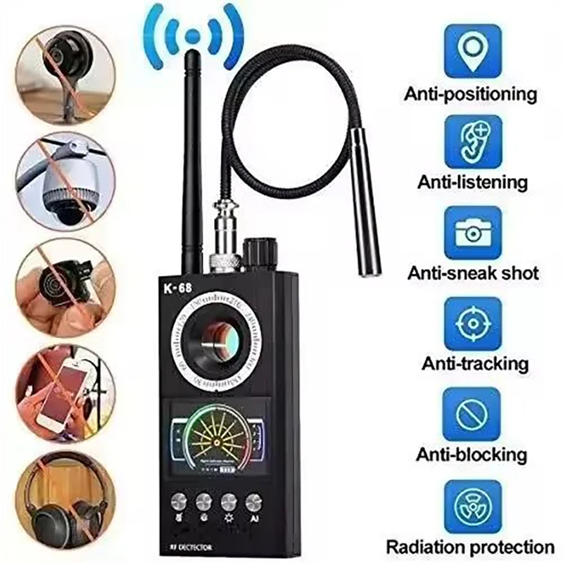 Heavy Equipment Gps Tracker - Professionele Anti-Spionage Camera Detector K68 Bug