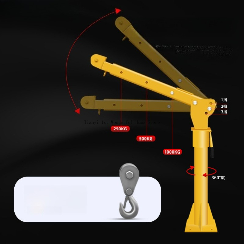Heavy Equipment Business - Opslagapparatuur Hefkranen Industriële Draagbare Zware Hefkranen