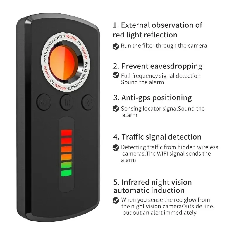 Verborgen camera detector anti - Heavy Equipment Gps Tracker recensie en prijs