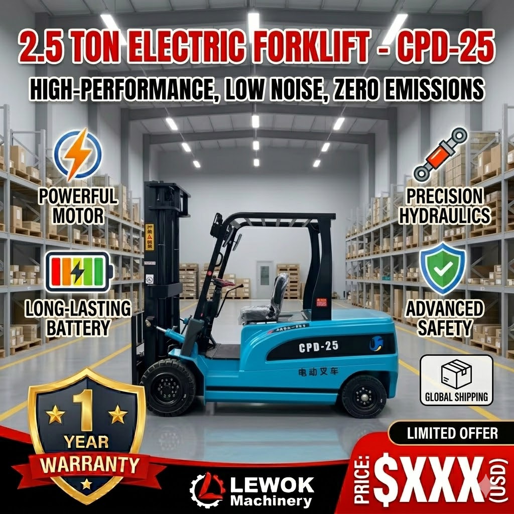 Elektrische pallettruck 2,5 to - Heavy Equipment Battery recensie en prijs