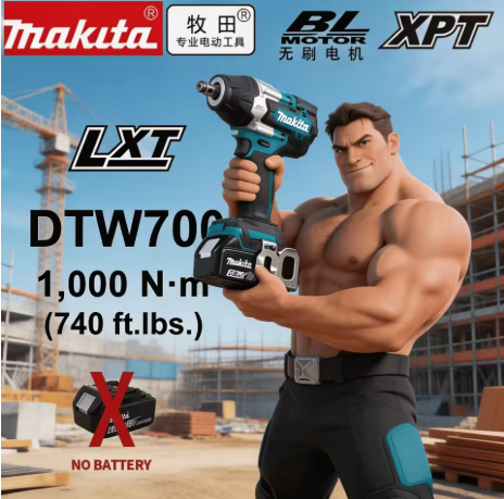 Makita DTW700 18V LXT borstell - Heavy Equipment Battery recensie en prijs