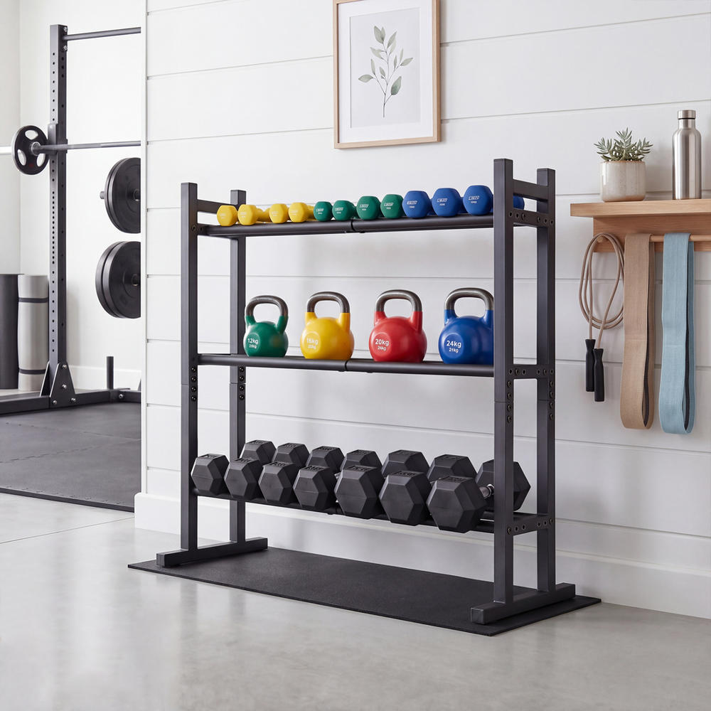 Zware 3-laags dumbbellrek, poe - Heavy Equipment Usa recensie en prijs