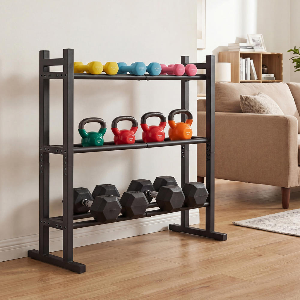 Zware 3-laags dumbbellrek, poe - Heavy Equipment Usa recensie en prijs