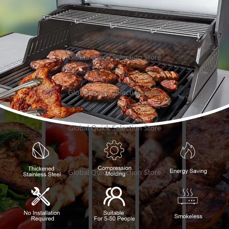 Robuuste rookloze gasbarbecue, - Heavy Equipment Business recensie en prijs